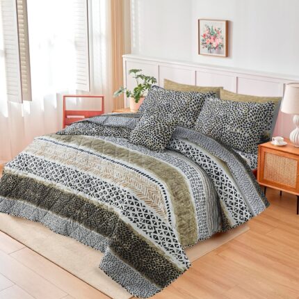 Cotton Comforter Set 7Pcs Design 100150